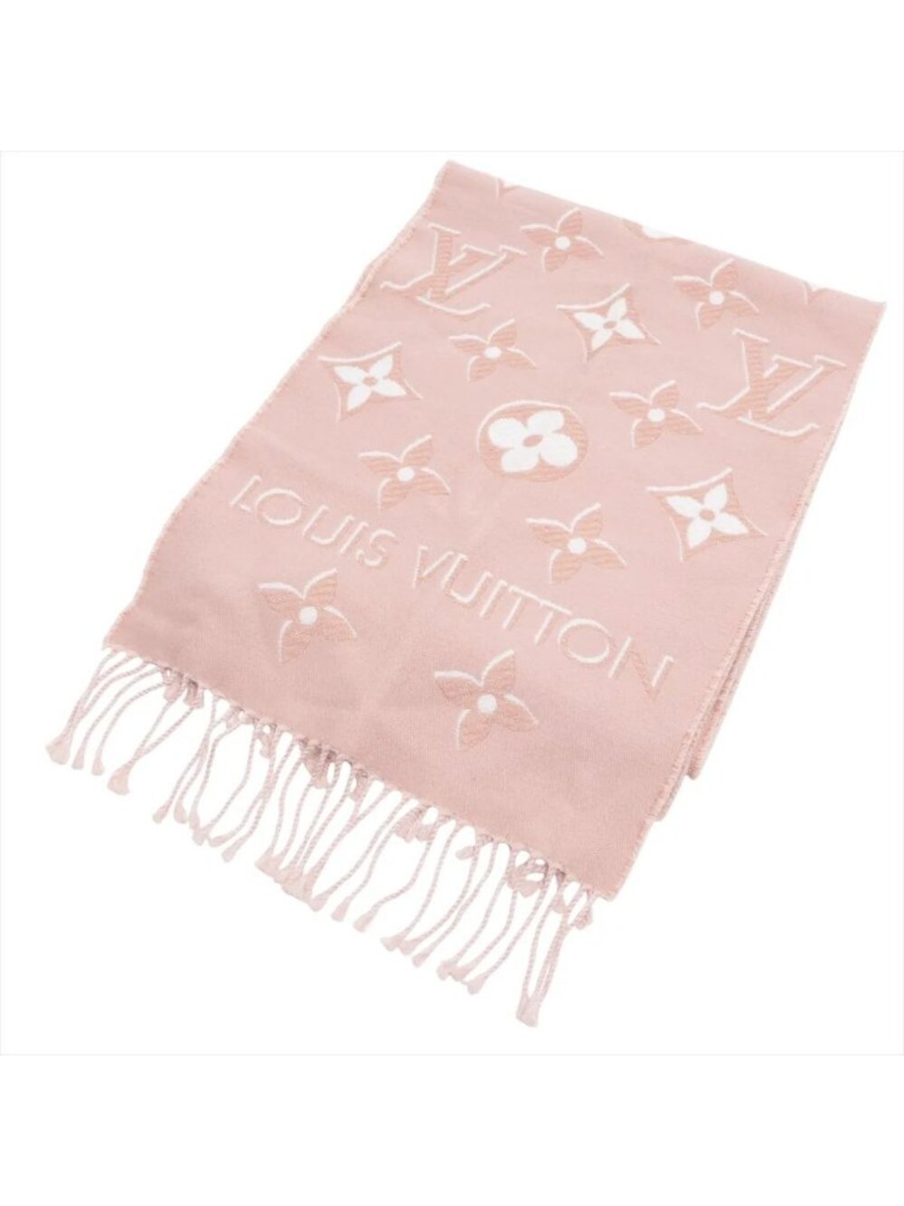 Louis Vuitton Echarpe LV Essential Shine Scarf Fringe Silk